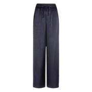 Wijde broek in donkerblauw Dante 6 , Blue , Dames