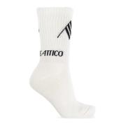 Logo sokken The Attico , White , Dames