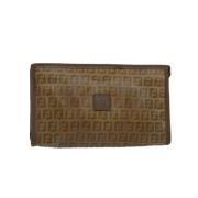 Pre-owned Canvas fendi-bags Fendi Vintage , Beige , Dames