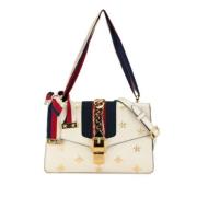 Pre-owned Leather gucci-bags Gucci Vintage , White , Dames