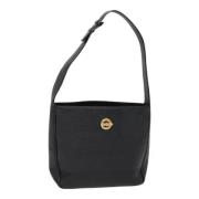 Pre-owned Leather celine-bags Celine Vintage , Black , Dames