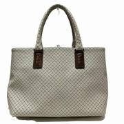 Pre-owned Leather totes Bottega Veneta Vintage , Gray , Dames