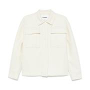 Natuurlijke Pao Jas Jil Sander , White , Dames