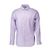 Paarse Lange Mouw Shirt Eterna , Purple , Heren