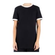 Zwarte Katoenen T-shirt Marni , Black , Dames