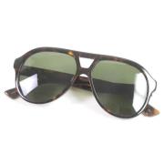 Pre-owned Plastic sunglasses Gucci Vintage , Brown , Dames