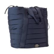 Navy Tote Tas, Waterafstotend, Stijlvol Ecoalf , Blue , Dames