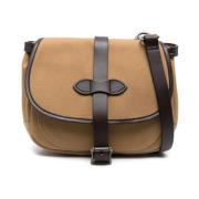 Beige Katoen/Leer Omslagtas Filson , Beige , Dames