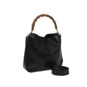 Pre-owned Leather gucci-bags Gucci Vintage , Black , Dames