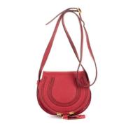 Pre-owned Leather shoulder-bags Chloé Pre-owned , Red , Dames