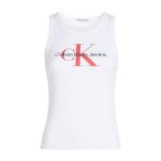 Archief T-shirt met Amerikaans erfgoed Calvin Klein , White , Dames