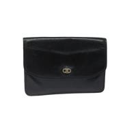 Pre-owned Leather celine-bags Celine Vintage , Black , Dames