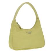 Pre-owned Nylon handbags Prada Vintage , Yellow , Dames