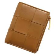 Pre-owned Leather wallets Bottega Veneta Vintage , Brown , Dames