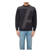 Blauwe Pullover Sweater Armani Exchange , Blue , Heren