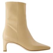 Leather boots aeyde , Beige , Dames