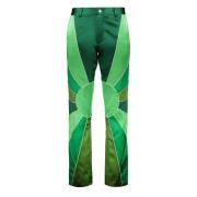 Zijden broek met zijsplitten Nahmias , Green , Heren