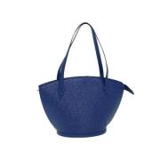 Pre-owned Fabric louis-vuitton-bags Louis Vuitton Vintage , Blue , Dam...