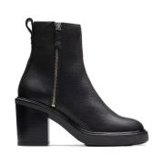 Zwarte enkellaarsjes voor vrouwen Clarks , Black , Dames