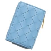 Pre-owned Leather wallets Bottega Veneta Vintage , Blue , Dames