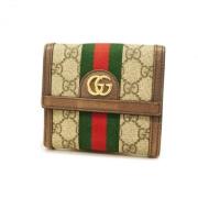 Pre-owned Plastic wallets Gucci Vintage , Beige , Dames