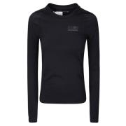 Lange Mouwen Top voor Vrouwen MM6 Maison Margiela , Black , Dames