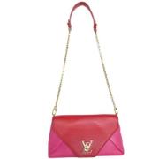 Pre-owned Leather louis-vuitton-bags Louis Vuitton Vintage , Red , Dam...