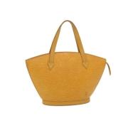 Pre-owned Fabric handbags Louis Vuitton Vintage , Yellow , Dames