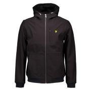 Softshell jas in zwart Lyle & Scott , Black , Heren