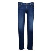 Orvieto-c Jeans Blauw Stijlvol Denim Hand Picked , Blue , Heren