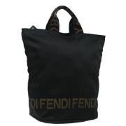 Pre-owned Nylon handbags Fendi Vintage , Black , Dames