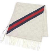 Pre-owned Canvas scarves Gucci Vintage , Beige , Dames