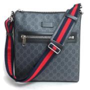 Pre-owned Canvas crossbody-bags Gucci Vintage , Black , Dames