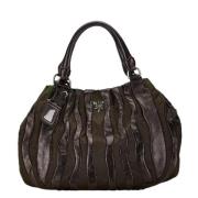 Pre-owned Canvas prada-bags Prada Vintage , Brown , Dames