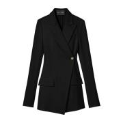 Zwarte Crepe Blazer Proenza Schouler , Black , Dames