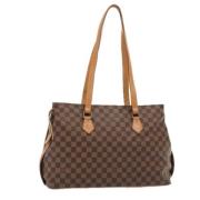 Pre-owned Canvas totes Louis Vuitton Vintage , Brown , Dames