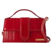 Leather crossbody-bags Jacquemus , Red , Dames