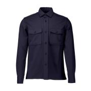 Midtown Overshirts in Donkerblauw Genti , Blue , Heren