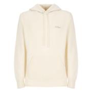 Geborduurde wollen hoodie met kangoeroezak Saint Barth , Beige , Heren