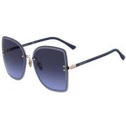 Blauwe Hars Zonnebril Jimmy Choo , Blue , Dames