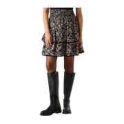 Smock Rok voor Stijlvol Vertrouwen Y.a.s , Black , Dames