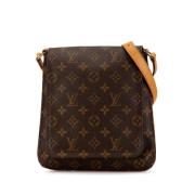 Pre-owned Canvas louis-vuitton-bags Louis Vuitton Vintage , Brown , Da...