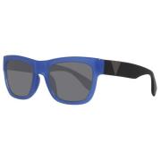 Blauwe Plastic Zonnebril Guess , Blue , Dames