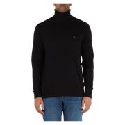 Pima katoen en kasjmier coltrui Tommy Hilfiger , Black , Heren