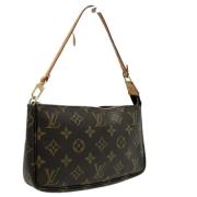 Pre-owned Canvas louis-vuitton-bags Louis Vuitton Vintage , Brown , Da...