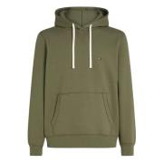 Essentiële Fleece Hoody voor Heren Tommy Hilfiger , Green , Heren