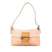 Pre-owned Canvas fendi-bags Fendi Vintage , Pink , Dames