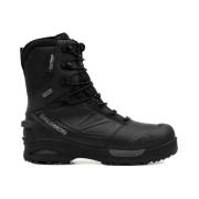 Trekkinglaarzen met vetersluiting Salomon , Black , Heren