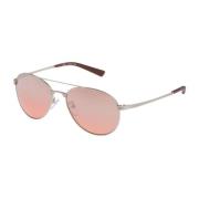 Aviator zonnebril met grijze wijzerplaat Police , Gray , Heren