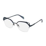 Blauw Metalen Frame Dameshorloge Police , Blue , Dames